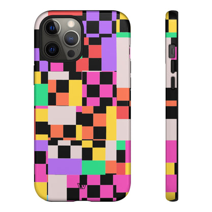 MASHED UP CHECKERBOARD | Tough Phone Case