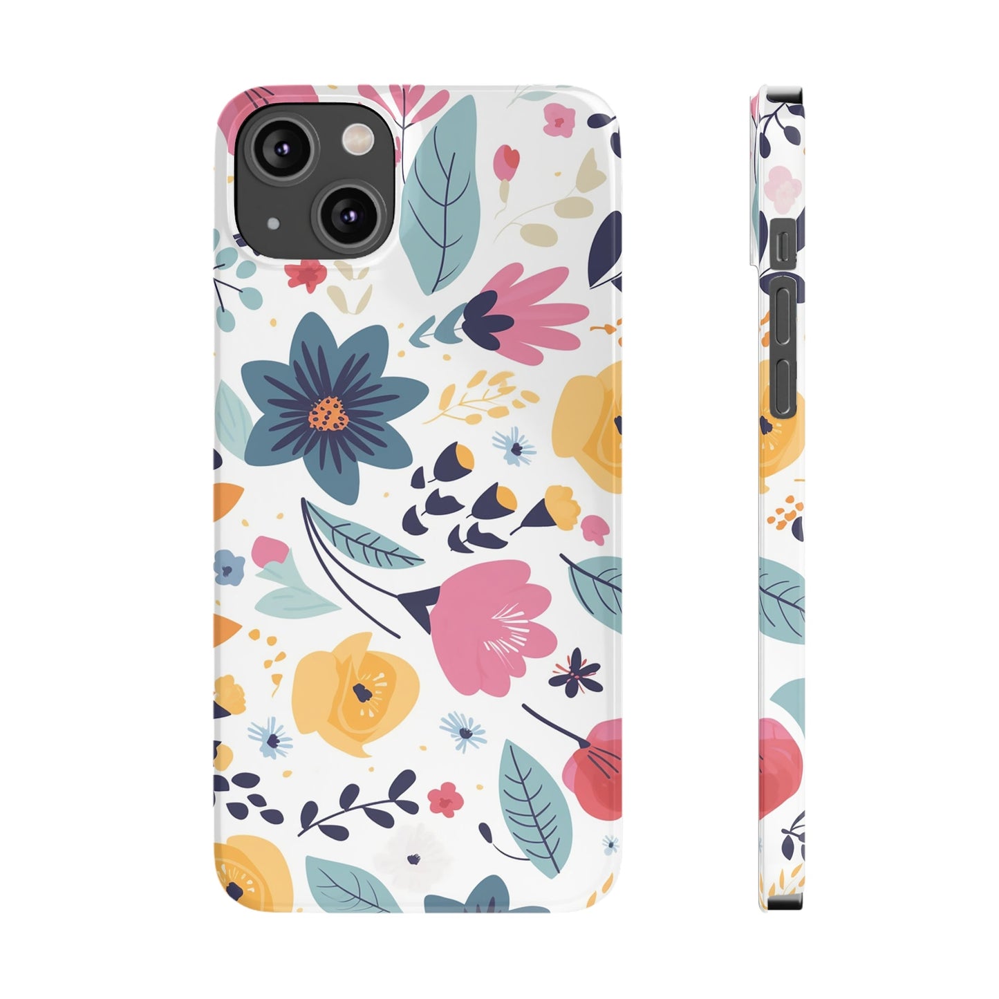 FLOWER PATTERN | Slim iPhone Case