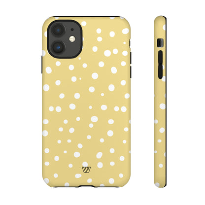 MUTED YELLOW DOTS | Tough Phone Case