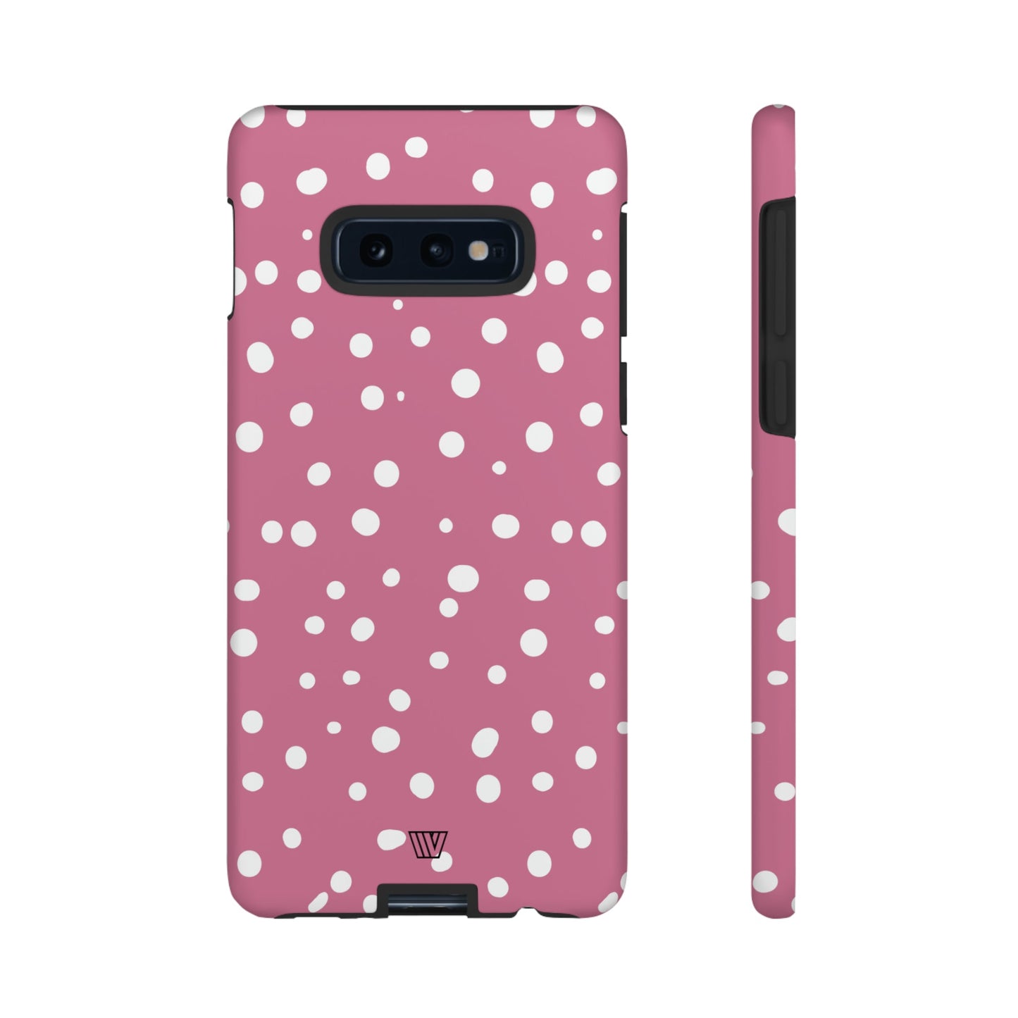 BLUSH RED DOTS | Tough Phone Case