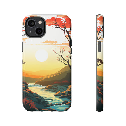 RIVER SUNSET | Tough Phone Case