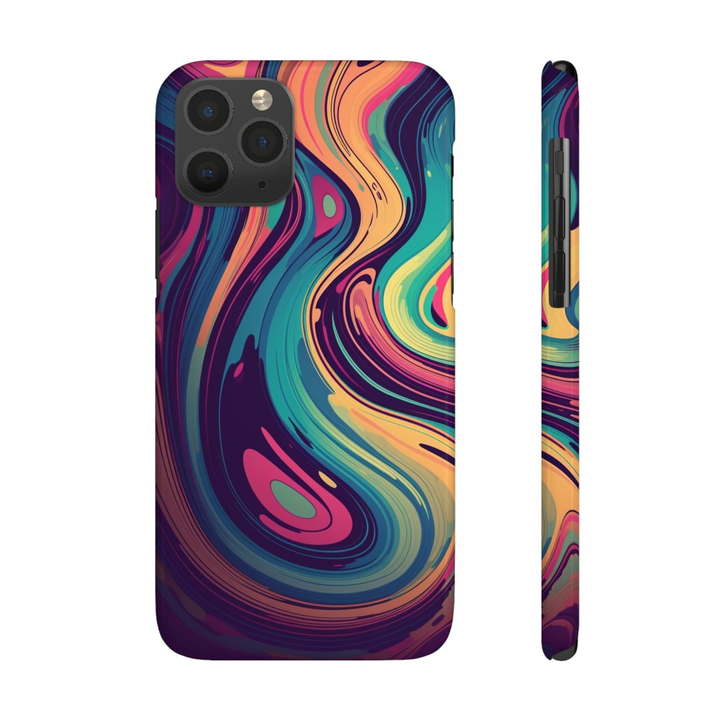 COSMIC LIQUID SWIRL |  Slim iPhone Case