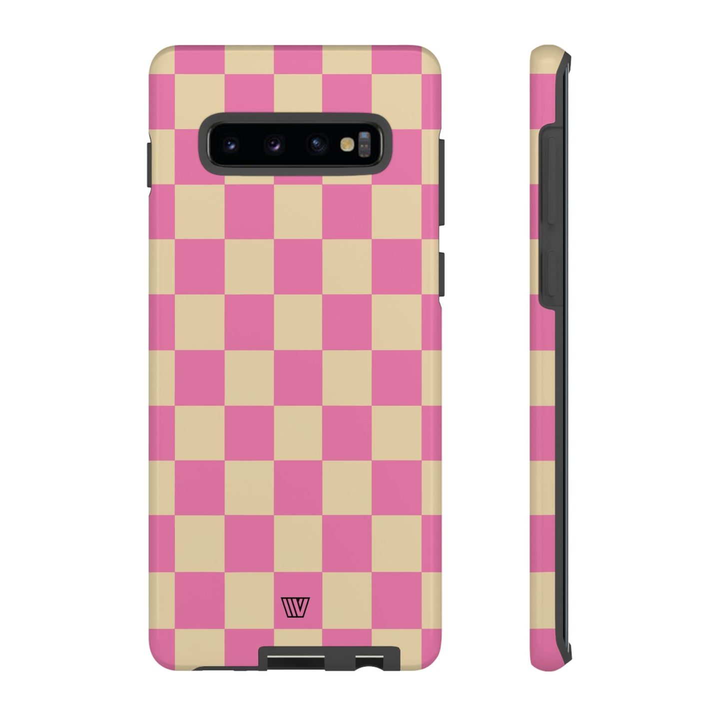 PINK TAN CHECKERBOARD | Tough Phone Case