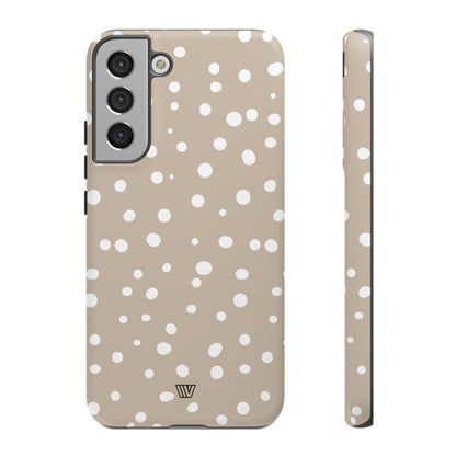 BEIGE DOTS | Tough Phone Case