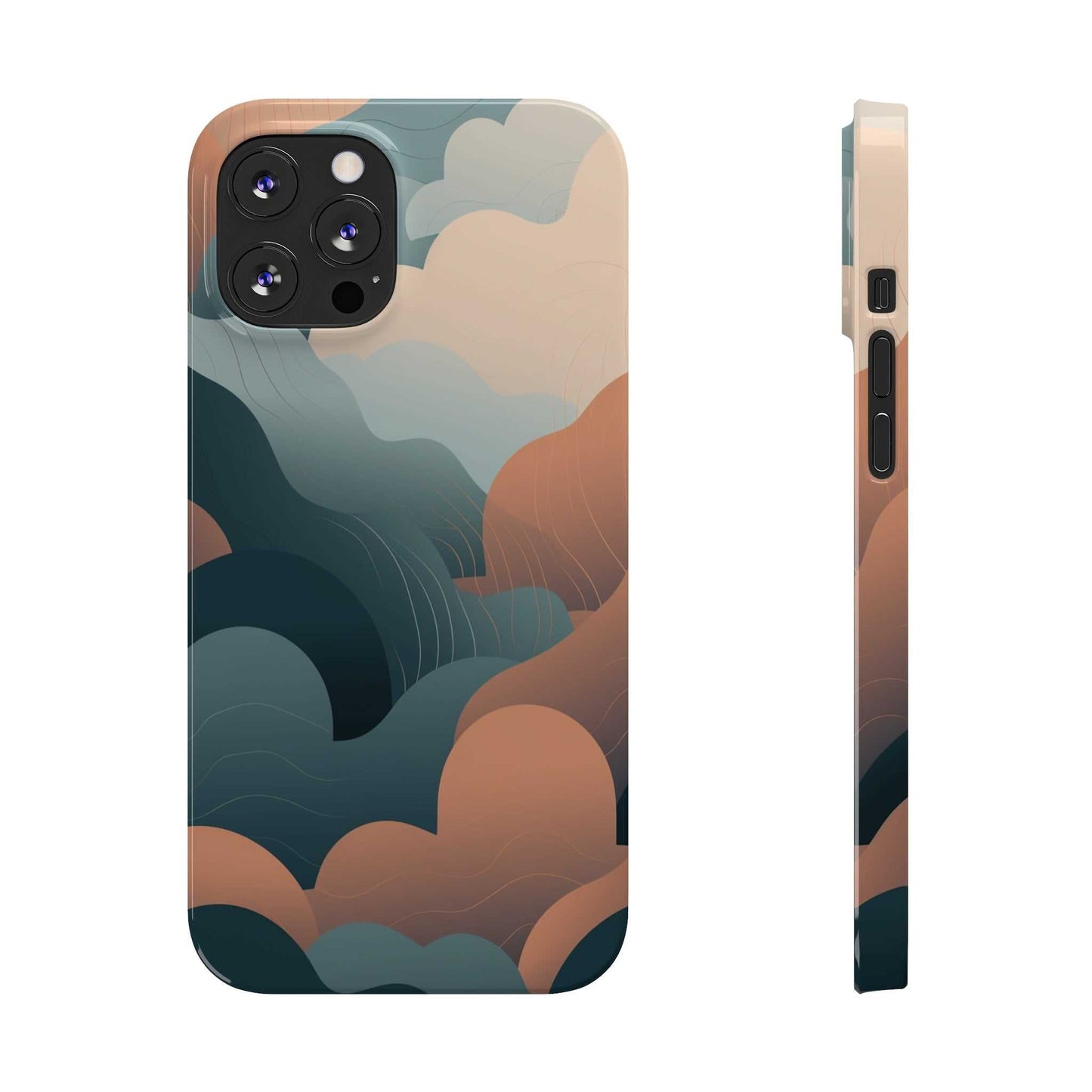 ABSTRACT FLUFFY CLOUDS | Slim iPhone Case