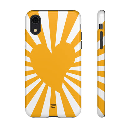 HEART SUN RAYS | Tough Phone Case