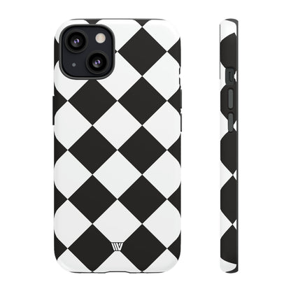 BLACK & WHITE DIAMOND | Tough Phone Case