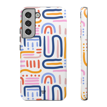 MEMPHIS BOLD LINES | Tough Phone Case