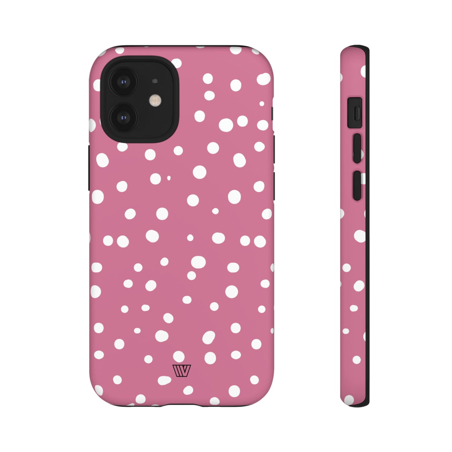 BLUSH RED DOTS | Tough Phone Case