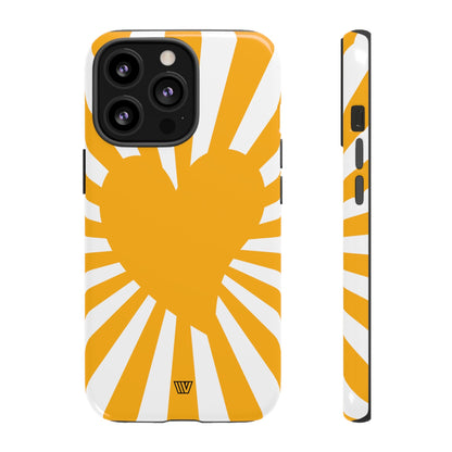 HEART SUN RAYS | Tough Phone Case