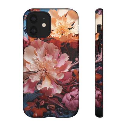 PAINT SWIRL FLOWERS | Tough Phone Case