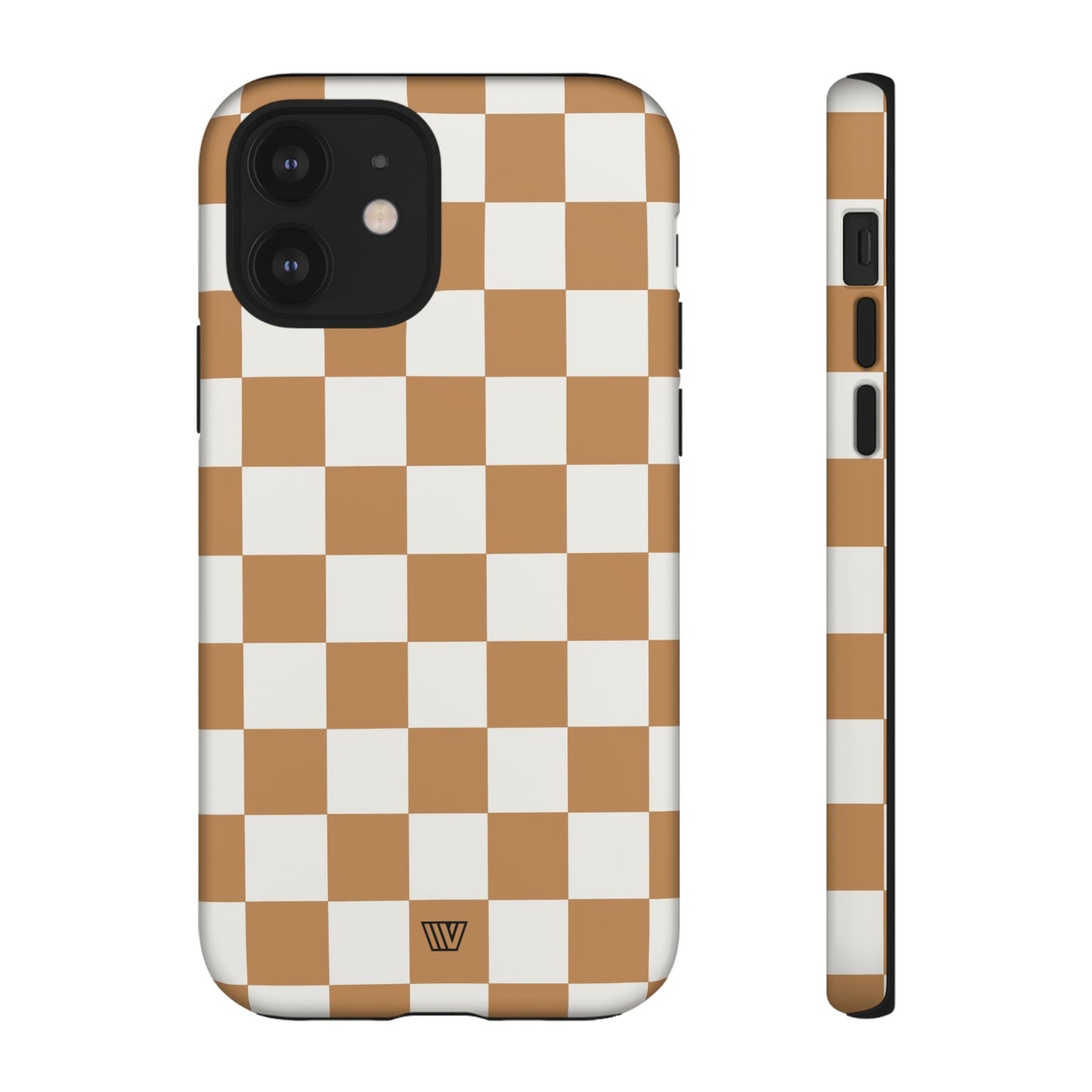 CHESTNUT CHECKERBOARD | Tough Phone Case