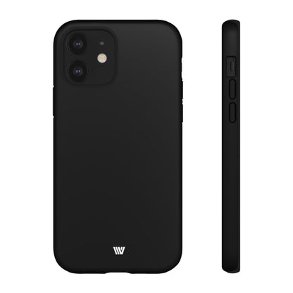 JET BLACK | Tough Phone Case