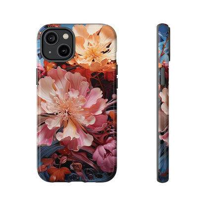 PAINT SWIRL FLOWERS | Tough Phone Case