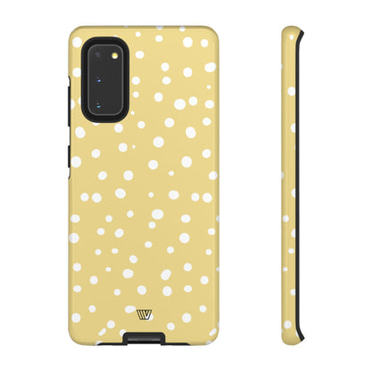 MUTED YELLOW DOTS | Tough Phone Case