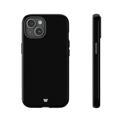 JET BLACK | Tough Phone Case