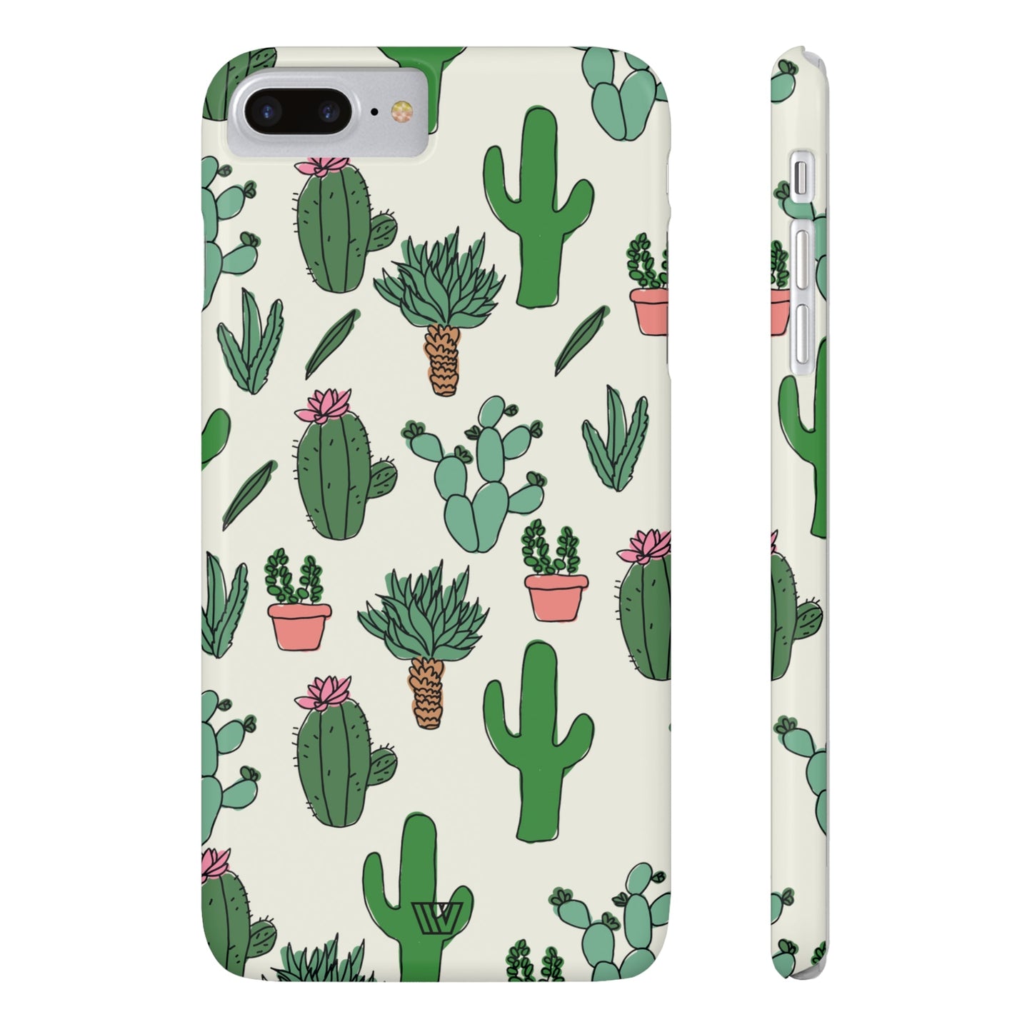 CACTUS DOODLES | Slim iPhone Case