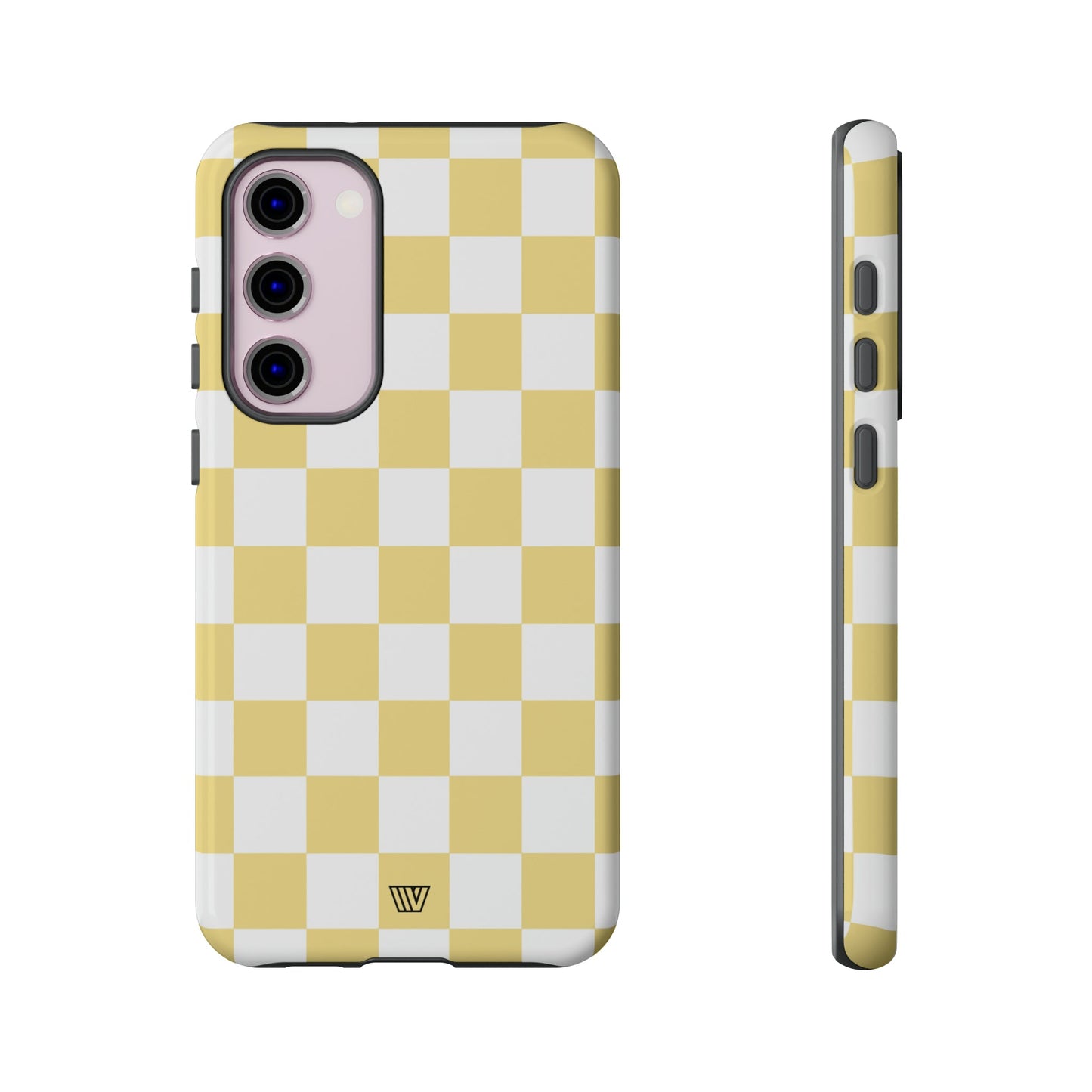 BANANA YELLOW CHECKERBOARD | Tough Phone Case