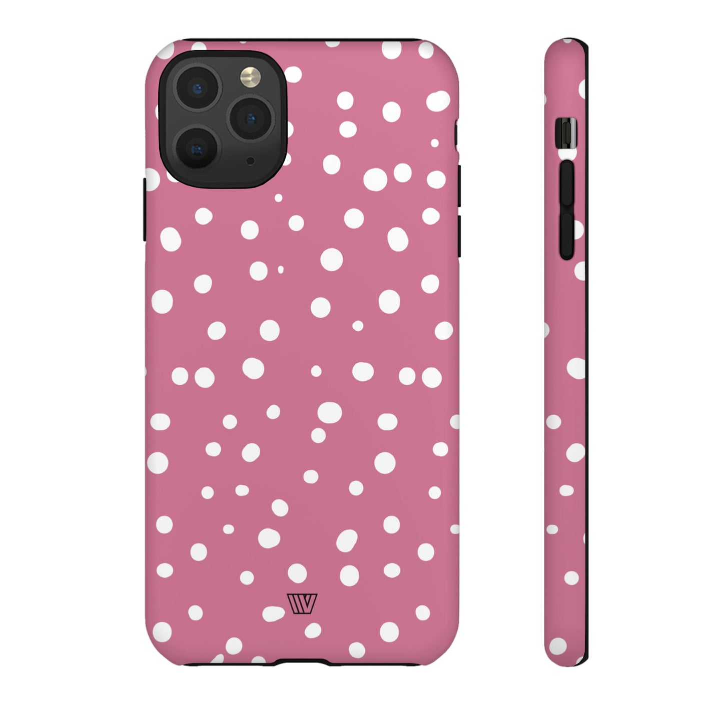 BLUSH RED DOTS | Tough Phone Case