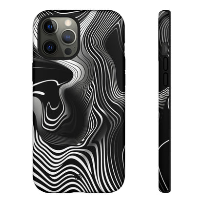 ABSTRACT ZEBRA STRIPES | Tough Phone Case