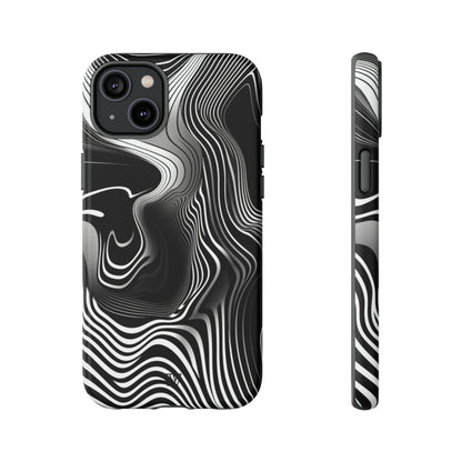 ABSTRACT ZEBRA STRIPES | Tough Phone Case