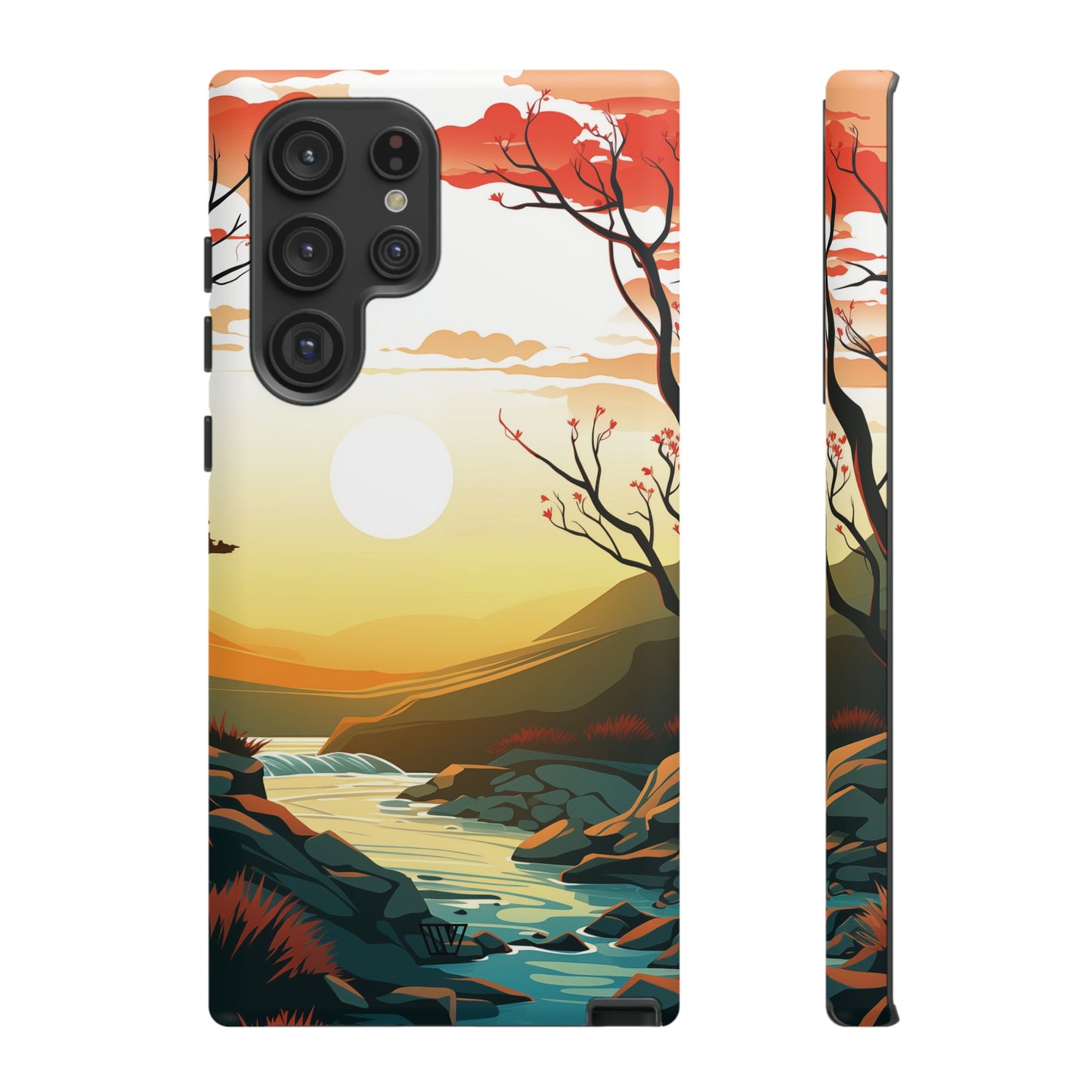 RIVER SUNSET | Tough Phone Case