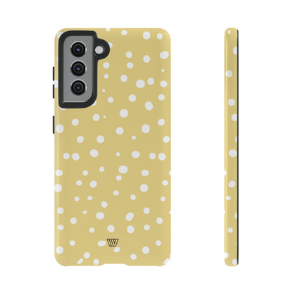 MUTED YELLOW DOTS | Tough Phone Case