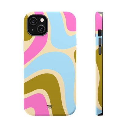 LARGE GROOVY WAVES | MagSafe Tough iPhone Case