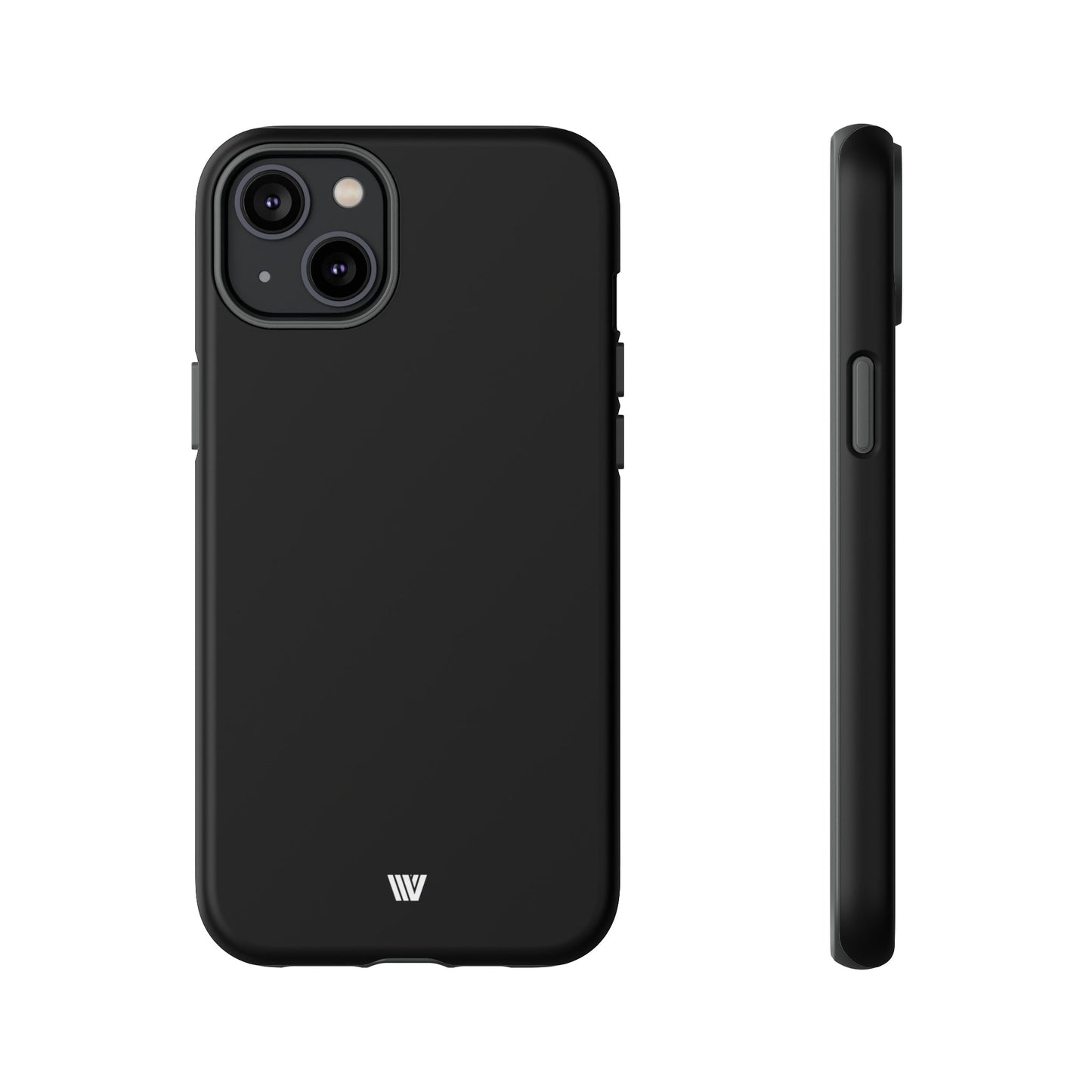 JET BLACK | Tough Phone Case