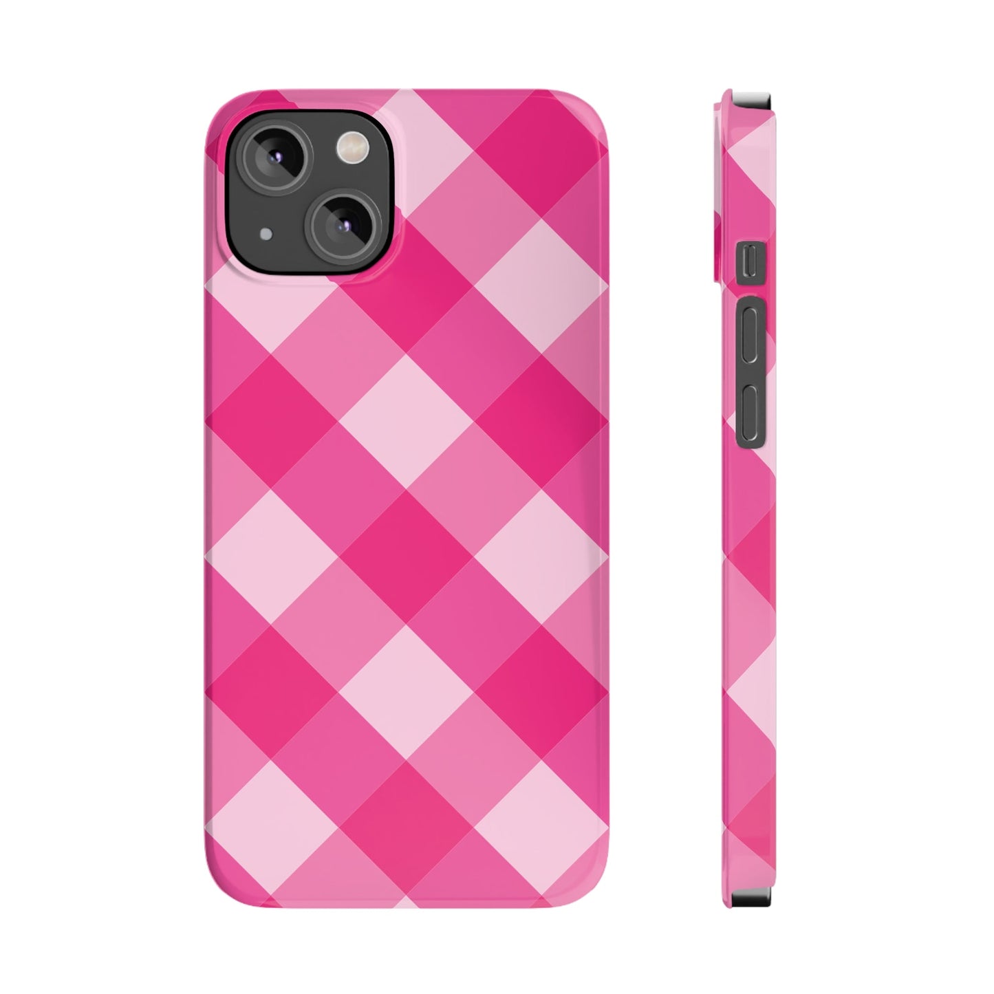 HOT PINK CLOTH Pattern  | Slim iPhone Case