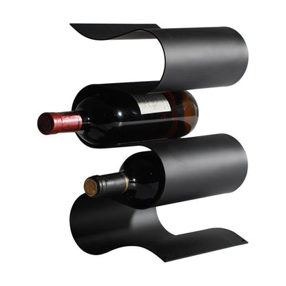 Dynamic Duo: Wrought Iron Wine Rack Collection