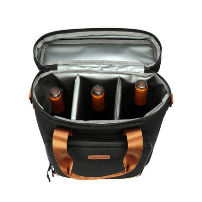 Urban Trek Wine Cooler Bag – Chic and Practical 3-Bottle Carrier