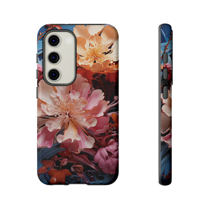 PAINT SWIRL FLOWERS | Tough Phone Case