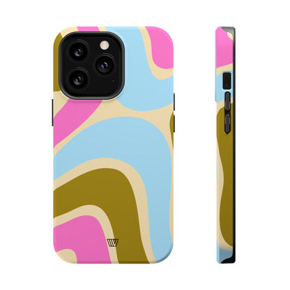 LARGE GROOVY WAVES | MagSafe Tough iPhone Case