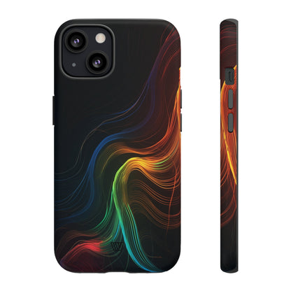 COLORFUL ABSTRACT LINES | Tough Phone Case