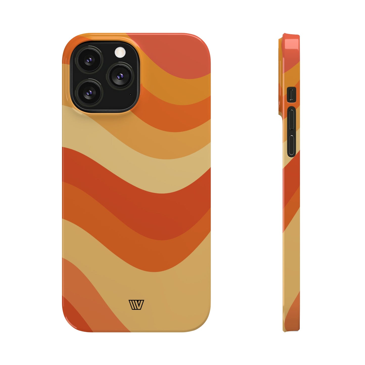 RETRO GROOVY WAVES | Slim iPhone Case