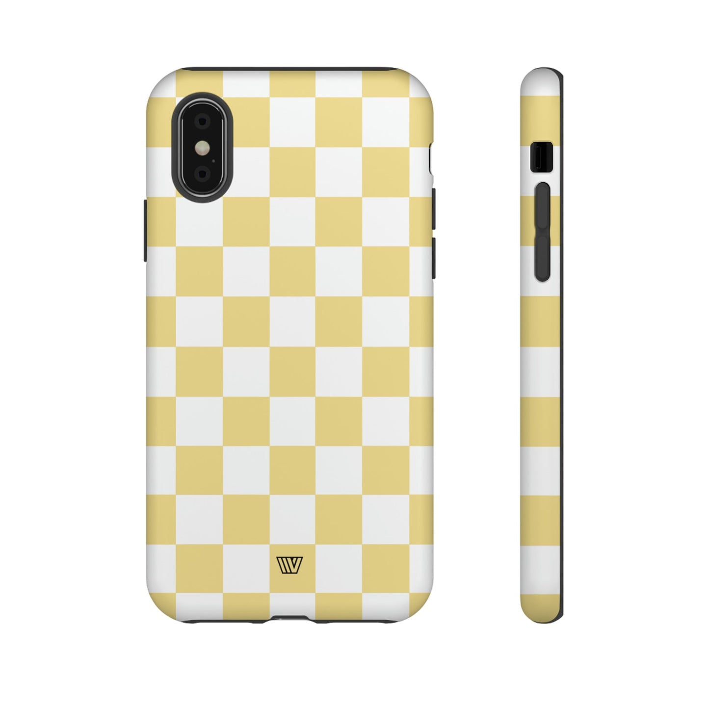 BANANA YELLOW CHECKERBOARD | Tough Phone Case