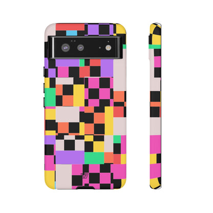 MASHED UP CHECKERBOARD | Tough Phone Case