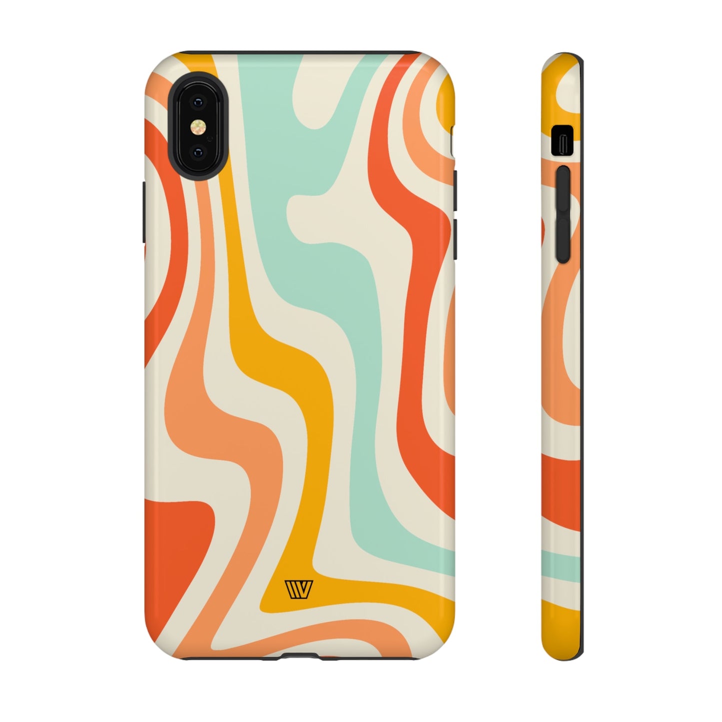 RETRO GROOVY SWIRLS | Tough Phone Case