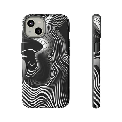 ABSTRACT ZEBRA STRIPES | Tough Phone Case