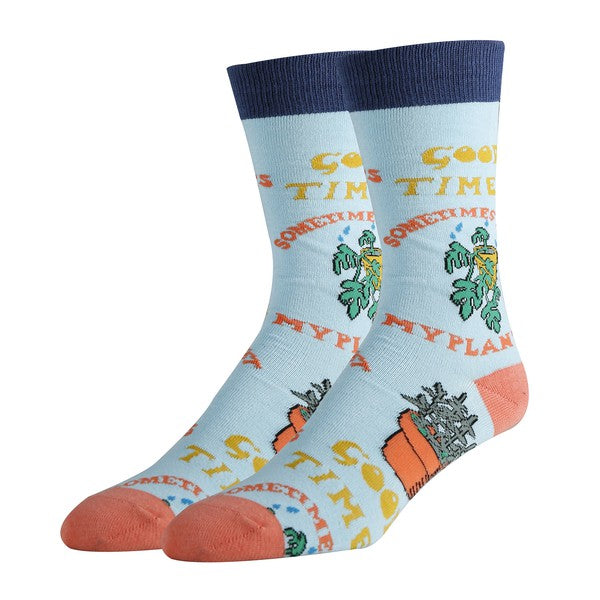 Wet My Plants - Mens Crew Socks