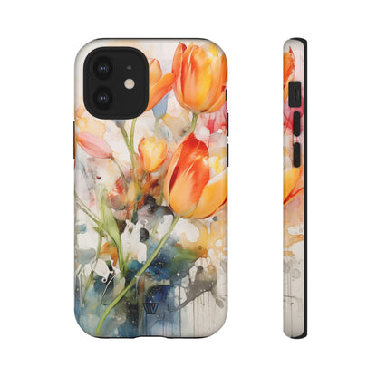 WATERCOLOR TULIPS | Tough Phone Case