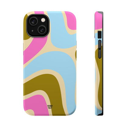 LARGE GROOVY WAVES | MagSafe Tough iPhone Case