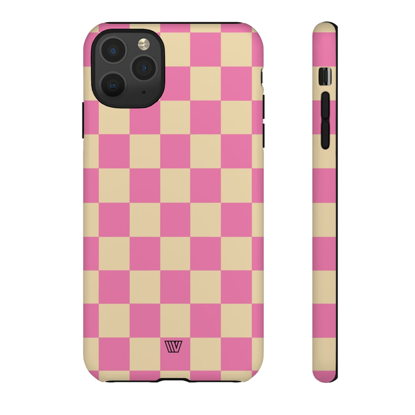 PINK TAN CHECKERBOARD | Tough Phone Case