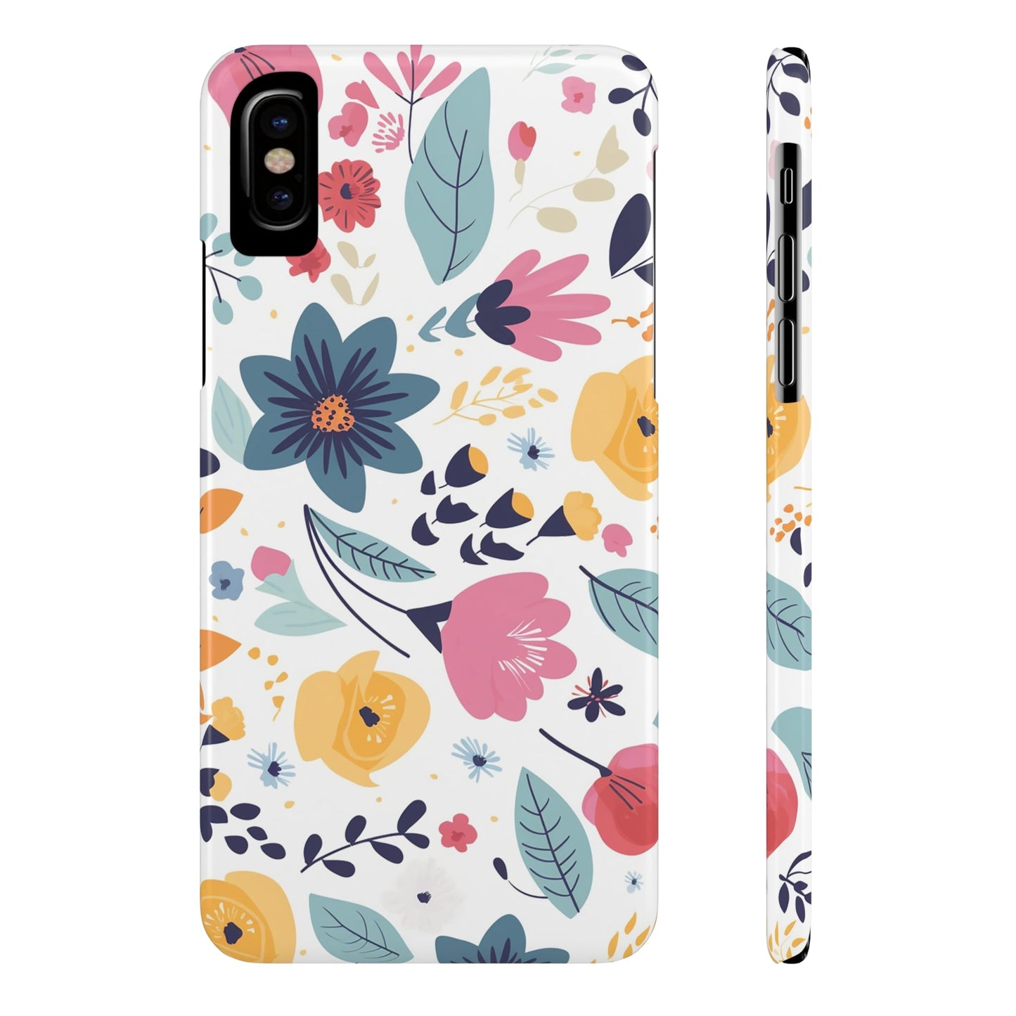 FLOWER PATTERN | Slim iPhone Case