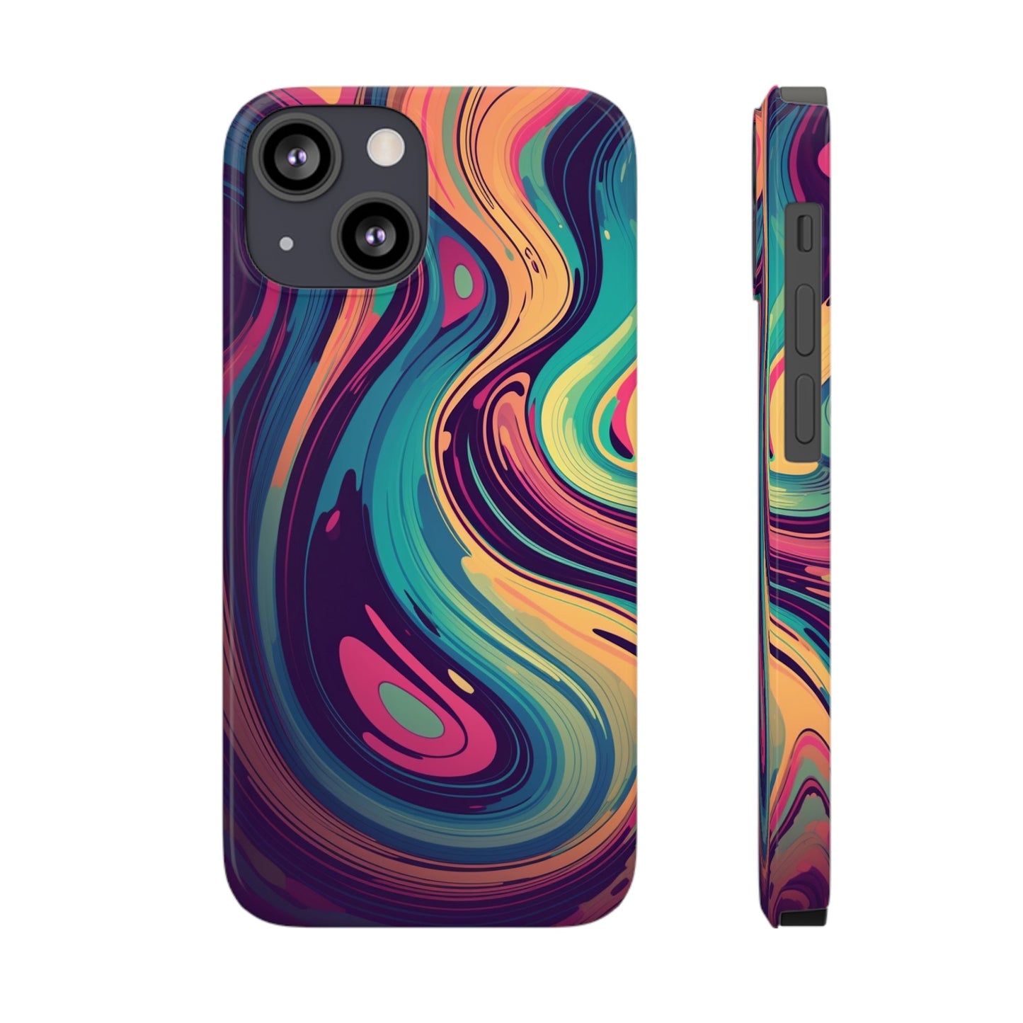 COSMIC LIQUID SWIRL |  Slim iPhone Case