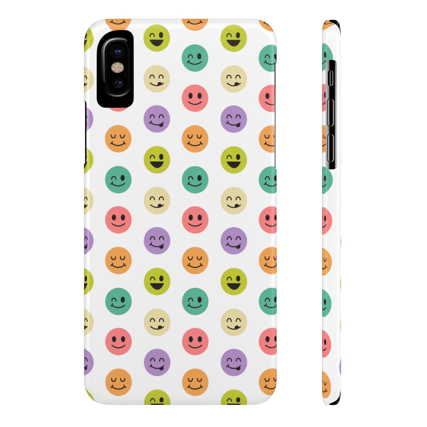 SMILEY FACE PATTERN | Slim iPhone Case