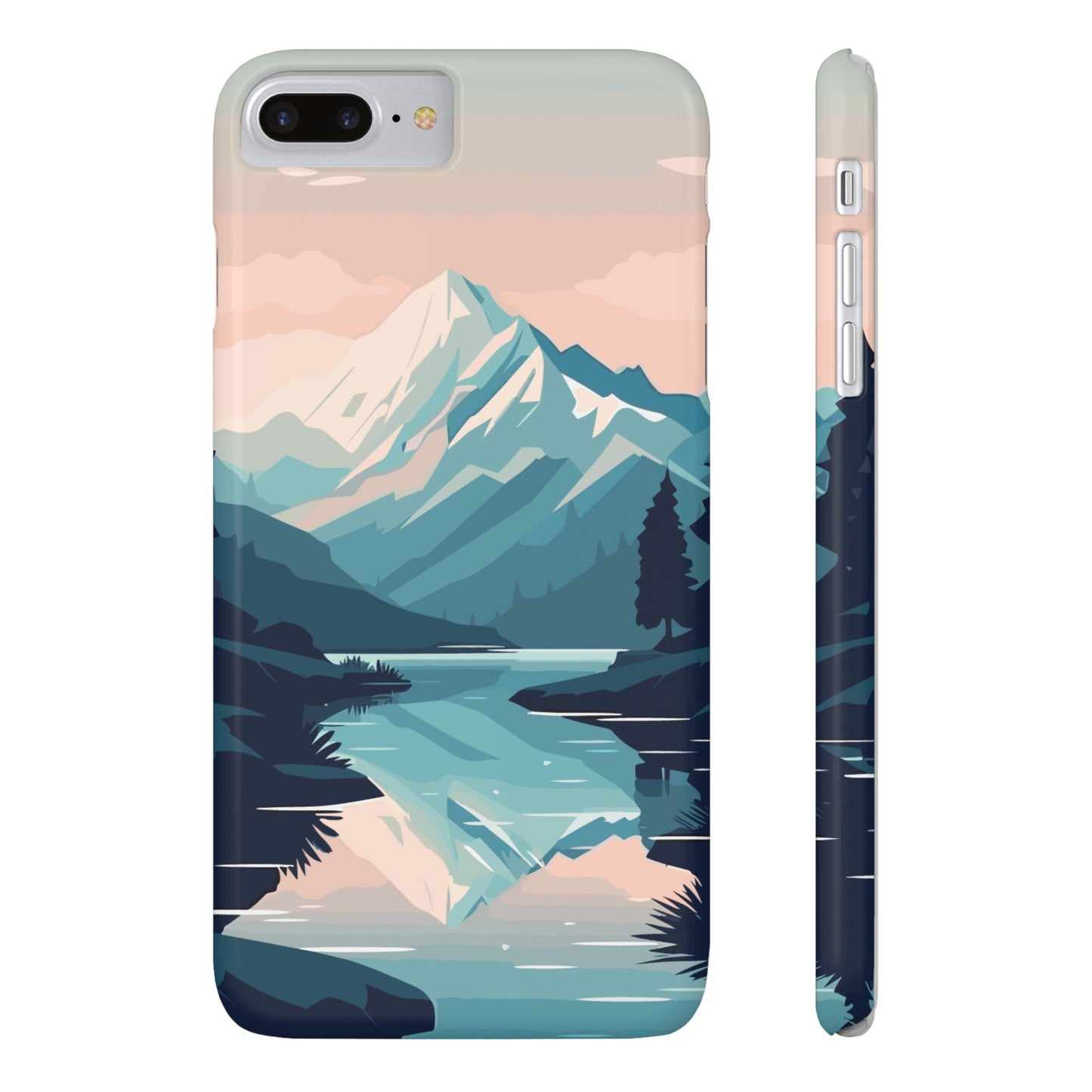 SNOWCAPPED MOUNTAINS | Slim iPhone Case