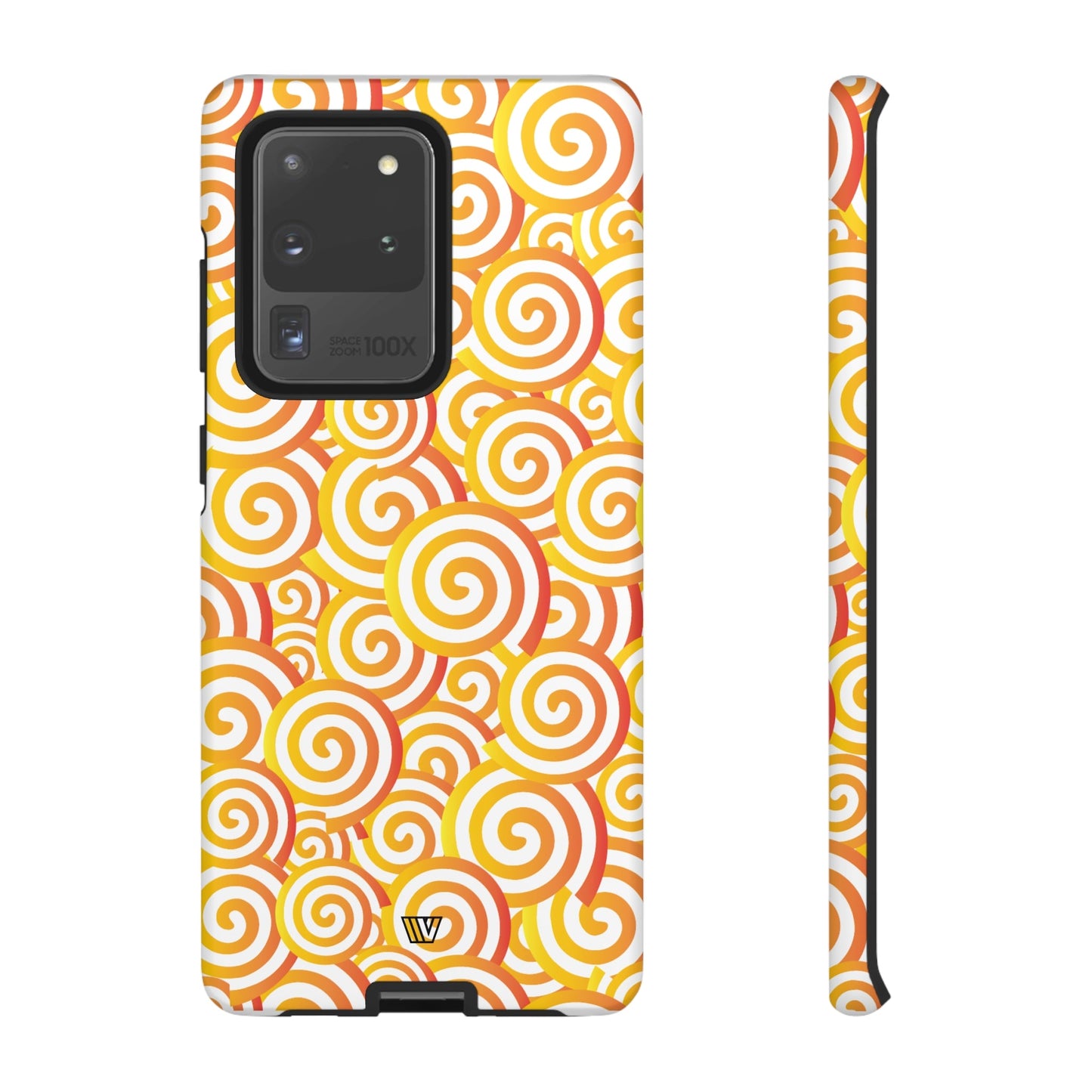 ABSTRACT SPIRAL ORANGE | Tough Phone Case