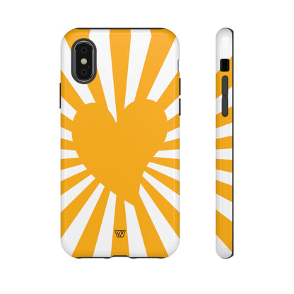 HEART SUN RAYS | Tough Phone Case